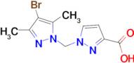 1-(4-Bromo-3,5-dimethyl-pyrazol-1-ylmethyl)-1 H -pyrazole-3-carboxylic acid