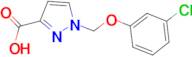 1-(3-Chloro-phenoxymethyl)-1 H -pyrazole-3-carboxylic acid