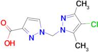 1-(4-Chloro-3,5-dimethyl-pyrazol-1-ylmethyl)-1 H -pyrazole-3-carboxylic acid