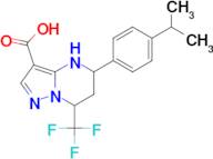 5-(4-Isopropyl-phenyl)-7-trifluoromethyl-4,5,6,7-tetrahydro-pyrazolo[1,5- a ]pyrimidine-3-carboxyl…