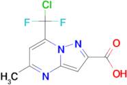 7-(Chloro-difluoro-methyl)-5-methyl-pyrazolo[1,5-a ]pyrimidine-2-carboxylic acid