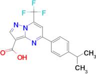 5-(4-Isopropyl-phenyl)-7-trifluoromethyl-pyrazolo[1,5- a ]pyrimidine-3-carboxylic acid