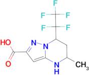 5-Methyl-7-pentafluoroethyl-4,5,6,7-tetrahydro-pyrazolo[1,5- a ]pyrimidine-2-carboxylic acid