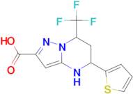 5-Thiophen-2-yl-7-trifluoromethyl-4,5,6,7-tetrahydro-pyrazolo[1,5- a ]pyrimidine-2-carboxylic acid