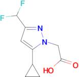 (5-Cyclopropyl-3-difluoromethyl-pyrazol-1-yl)-acetic acid