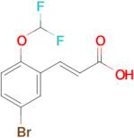 3-(5-Bromo-2-difluoromethoxy-phenyl)-acrylic acid