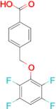 4-[(2,3,5,6-Tetrafluorophenoxy)methyl]benzoic acid