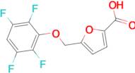 5-[(2,3,5,6-Tetrafluorophenoxy)methyl]furan-2-carboxylic acid