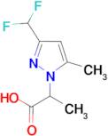 2-(3-Difluoromethyl-5-methyl-pyrazol-1-yl)-propionic acid