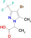 2-(4-Bromo-5-methyl-3-trifluoromethyl-pyrazol-1-yl)-propionic acid