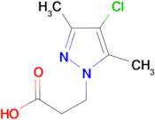 3-(4-Chloro-3,5-dimethyl-pyrazol-1-yl)-propionic acid