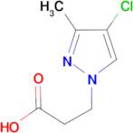 3-(4-Chloro-3-methyl-pyrazol-1-yl)-propionic acid