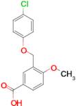 3-(4-Chloro-phenoxymethyl)-4-methoxy-benzoic acid