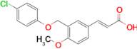 3-[3-(4-Chloro-phenoxymethyl)-4-methoxy-phenyl]-acrylic acid