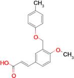 3-(4-Methoxy-3- p -tolyloxymethyl-phenyl)-acrylic acid