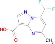 7-Difluoromethyl-5-methyl-pyrazolo[1,5- a ]pyrimidine-3-carboxylic acid