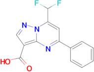 7-Difluoromethyl-5-phenyl-pyrazolo[1,5- a ]pyrimidine-3-carboxylic acid