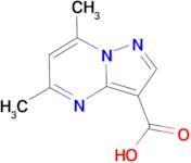 5,7-Dimethyl-pyrazolo[1,5- a ]pyrimidine-3-carboxylic acid