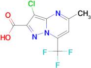 3-Chloro-5-methyl-7-trifluoromethyl-pyrazolo[1,5-a ]pyrimidine-2-carboxylic acid