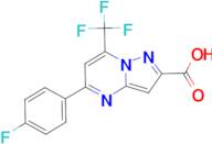 5-(4-Fluoro-phenyl)-7-trifluoromethyl-pyrazolo[1,5- a ]pyrimidine-2-carboxylic acid