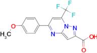 5-(4-Methoxy-phenyl)-7-trifluoromethyl-pyrazolo[1,5-a]pyrimidine-2-carboxylic acid