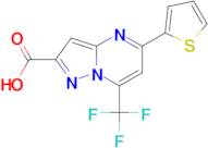 5-Thiophen-2-yl-7-trifluoromethyl-pyrazolo[1,5- a]pyrimidine-2-carboxylic acid