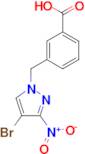 3-(4-Bromo-3-nitro-pyrazol-1-ylmethyl)-benzoic acid