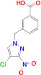 3-(4-Chloro-3-nitro-pyrazol-1-ylmethyl)-benzoic acid