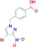 4-(4-Bromo-3-nitro-pyrazol-1-ylmethyl)-benzoic acid