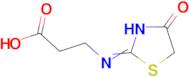 3-(4-Oxo-4,5-dihydro-thiazol-2-ylamino)-propionic acid