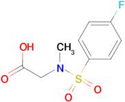 [(4-Fluoro-benzenesulfonyl)-methyl-amino]-acetic acid