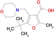 5- tert -Butyl-2-methyl-4-morpholin-4-ylmethyl-furan-3-carboxylic acid