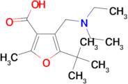 5-tert-Butyl-4-diethylaminomethyl-2-methyl-furan-3-carboxylic acid