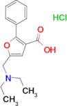 5-Diethylaminomethyl-2-phenyl-furan-3-carboxylic acid hydrochloride