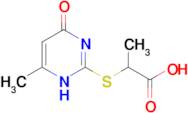 2-(6-Methyl-4-oxo-1,4-dihydro-pyrimidin-2-ylsulfanyl)-propionic acid
