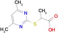 2-(4,6-Dimethyl-pyrimidin-2-ylsulfanyl)-propionic acid