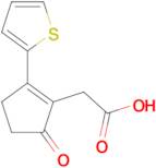 (5-Oxo-2-thiophen-2-yl-cyclopent-1-enyl)-acetic acid