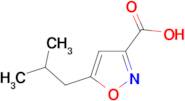 5-Isobutyl-isoxazole-3-carboxylic acid
