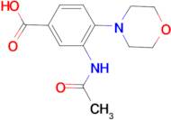 3-Acetylamino-4-morpholin-4-yl-benzoic acid