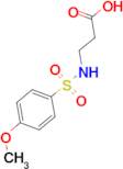 3-[(4-Methoxyphenyl)sulfonamido]propionic acid