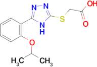 2-{[5-(2-Isopropoxyphenyl)-4H-1,2,4-triazol-3-yl]thio}acetic acid