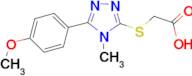 2-{[5-(4-Methoxyphenyl)-4-methyl-4H-1,2,4-triazol-3-yl]thio}acetic acid