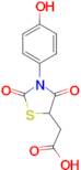 [3-(4-Hydroxy-phenyl)-2,4-dioxo-thiazolidin-5-yl]-acetic acid