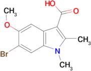 6-Bromo-5-methoxy-1,2-dimethyl-1H-indole-3-carboxylic acid