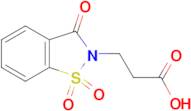 3-(1,1,3-Trioxo-1,3-dihydrobenzo[d]isothiazol--2-yl)-propionic acid