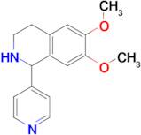 6,7-Dimethoxy-1-(pyridin-4-yl)-1,2,3,4-tetrahydroisoquinoline