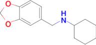 Benzo[1,3]dioxol-5-ylmethyl-cyclohexyl-amine