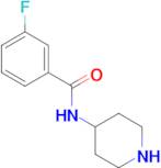 3-Fluoro- N -piperidin-4-yl-benzamide