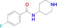 4-Fluoro- N -piperidin-4-yl-benzamide