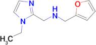 (1-Ethyl-1 H -imidazol-2-ylmethyl)-furan-2-ylmethyl-amine